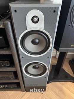 B&W DM580 Floor Standing Speakers Vintage HIFi 3 Way VGC TESTED YORK