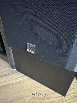 B&W DM580 Floor Standing Speakers Vintage HIFi 3 Way VGC TESTED YORK