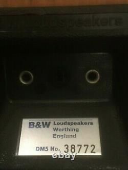 B&W DM5 Bowers Wilkins Floor Standing Speakers Audiophile England