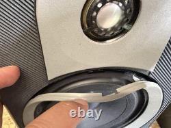 B&W DM600 Speakers Pair Boxes Speakers Made in England Black