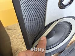 B&W DM600 Speakers Pair Boxes Speakers Made in England Black