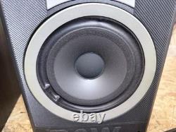 B&W DM600 Speakers Pair Boxes Speakers Made in England Black