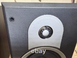 B&W DM600 Speakers Pair Boxes Speakers Made in England Black