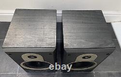 B&W DM600i Bowers Wilkins Floor Standing Speakers Dark Brown Retro Vintage 4Ohm