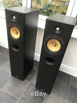 B&W DM602.5 S3 100W Center Speakers Bowers and Wilkins Floor Standing Black B1