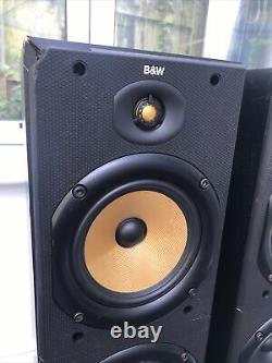 B&W DM603 Black Bowers Wilkins Floor Standing Speakers Audiophile England UK