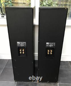 B&W DM603 Black Bowers Wilkins Floor Standing Speakers Audiophile England UK