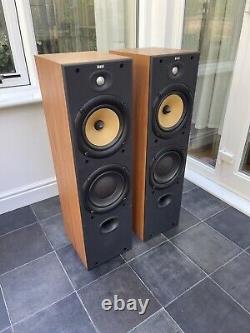 B&W DM603 S2 Brown Bowers Wilkins Floor Standing Speakers Audiophile England UK