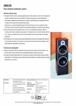 B&W DM620i Bowers and Wilkins Floor Standing Speakers Audiophile DM620 150W 4Ohm