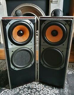 B&W DM7 Bowers and Wilkins Floor Standing Speakers Classic Audiophile