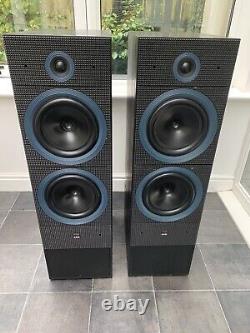 B&W Matrix 3 Bowers Wilkins Floor Standing Speakers Black Retro Vintage