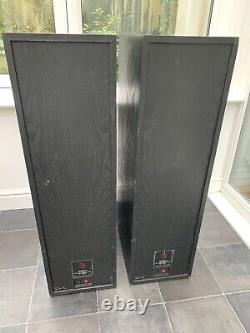 B&W Matrix 3 Bowers Wilkins Floor Standing Speakers Black Retro Vintage