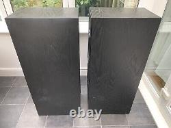 B&W Matrix 3 Bowers Wilkins Floor Standing Speakers Black Retro Vintage