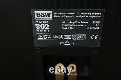 B&W Matrix 802 S3 British Speakers Bowers & Wilkins M802 Series 3
