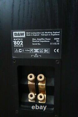 B&W Matrix 802 S3 British Speakers Bowers & Wilkins M802 Series 3