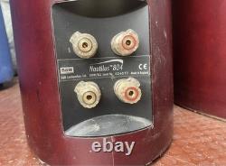 B&W Nautilus 804 Floor standing Loudspeaker Pair 200with8ohms Each