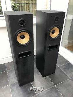 B&W P4 100W Bowers and Wilkins Floor Standing Speakers Audiophile England Made