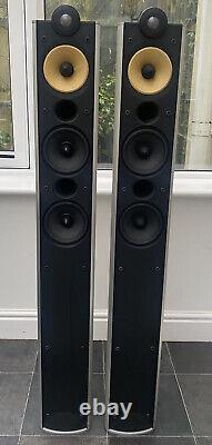 B&W XT8 150W Aluminium Bowers Wilkins Silver Speakers Floor Stand Towers England