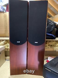 B&W (bower & Wilkins floor speakers) cherry finish