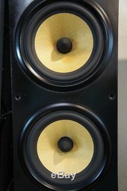 B&w Bowers And Wilkins 684 Floorstanding Speakers With Owners Manual + Spikes