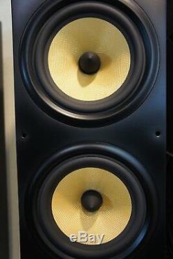 B&w Bowers And Wilkins 684 Floorstanding Speakers With Owners Manual + Spikes