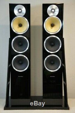 B&w-bowers And Wilkins Cm9 Floorstanding Speakers+spikes+original Shipping Boxes