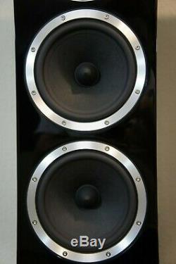 B&w-bowers And Wilkins Cm9 Floorstanding Speakers+spikes+original Shipping Boxes