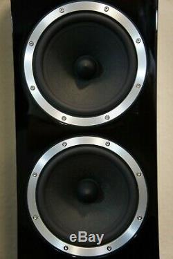 B&w-bowers And Wilkins Cm9 Floorstanding Speakers+spikes+original Shipping Boxes