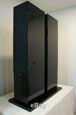 B&w-bowers And Wilkins Cm9 Floorstanding Speakers+spikes+original Shipping Boxes