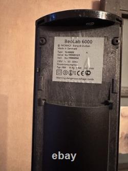 Bang & Olufsen BeoLab 6000 Active Floorstanding Speakers Pair Black + Stands B&O