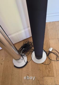 Bang & Olufsen Beolab Sliver And Black Floor Standing Speakers