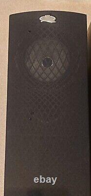 Black Wood KEF Q35.2 Stereo Floor Standing 2-Way Speakers 10-100w 8ohms Bi Wire