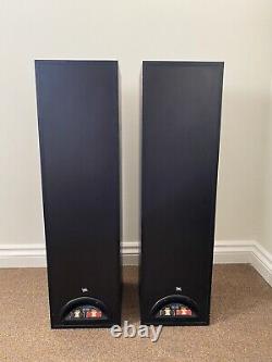 Black Wood KEF Q35.2 Stereo Floor Standing 2-Way Speakers 10-100w 8ohms Bi Wire