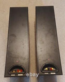 Black Wood KEF Q35.2 Stereo Floor Standing 2-Way Speakers 10-100w 8ohms Bi Wire