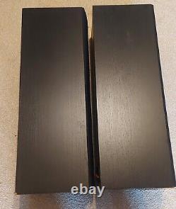 Black Wood KEF Q35.2 Stereo Floor Standing 2-Way Speakers 10-100w 8ohms Bi Wire