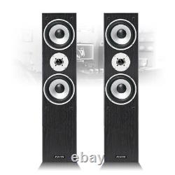 Bluetooth Home Hifi Stereo System Black Floor Standing Speakers and Amplifier