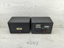 Bose Roommate II Powered Speakers Vintage 1988 Tested & Working No Powers Supply