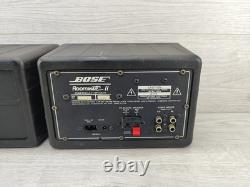 Bose Roommate II Powered Speakers Vintage 1988 Tested & Working No Powers Supply