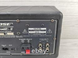 Bose Roommate II Powered Speakers Vintage 1988 Tested & Working No Powers Supply