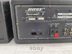 Bose Roommate II Powered Speakers Vintage 1988 Tested & Working No Powers Supply