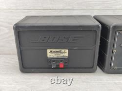 Bose Roommate II Powered Speakers Vintage 1988 Tested & Working No Powers Supply