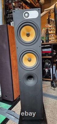 Bowers And Wilkins 683 Floor Standing Speakers In Calvados Wood Finish