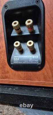 Bowers And Wilkins 683 Floor Standing Speakers In Calvados Wood Finish