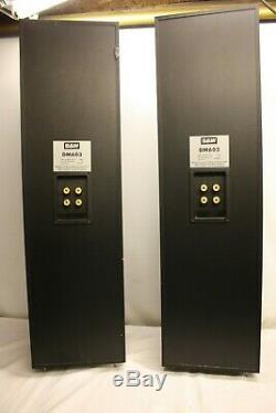 Bowers And Wilkins B&w Dm603 Pair Floorstanding Main Stereo Speakers Black