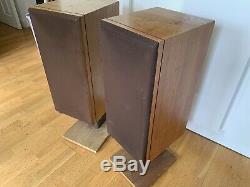 Bowers And Wilkins DM14 Vintage Floorstanding Hifi Speakers Made In England