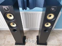 Bowers & Wilkins 684 S2 BLACK FLOORING STANDING SPEAKERS