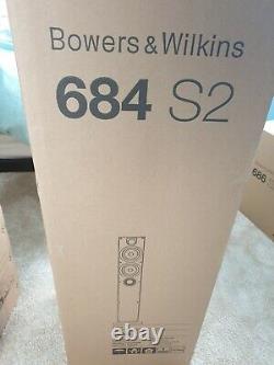 Bowers & Wilkins 684 S2 BLACK FLOORING STANDING SPEAKERS