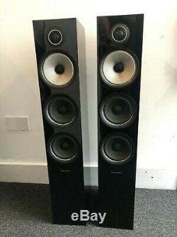 Bowers & Wilkins 704 S2 Gloss Black Pair of Floorstanding Speakers, Used