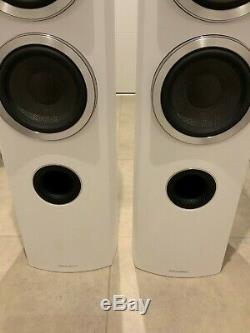 Bowers & Wilkins 804 D3 B&W White Floorstanding Speakers