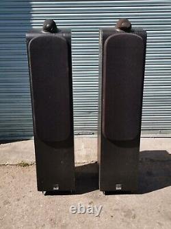 Bowers & Wilkins B&W 704 Vintage Hifi Floorstanding Speakers Audiophile Black